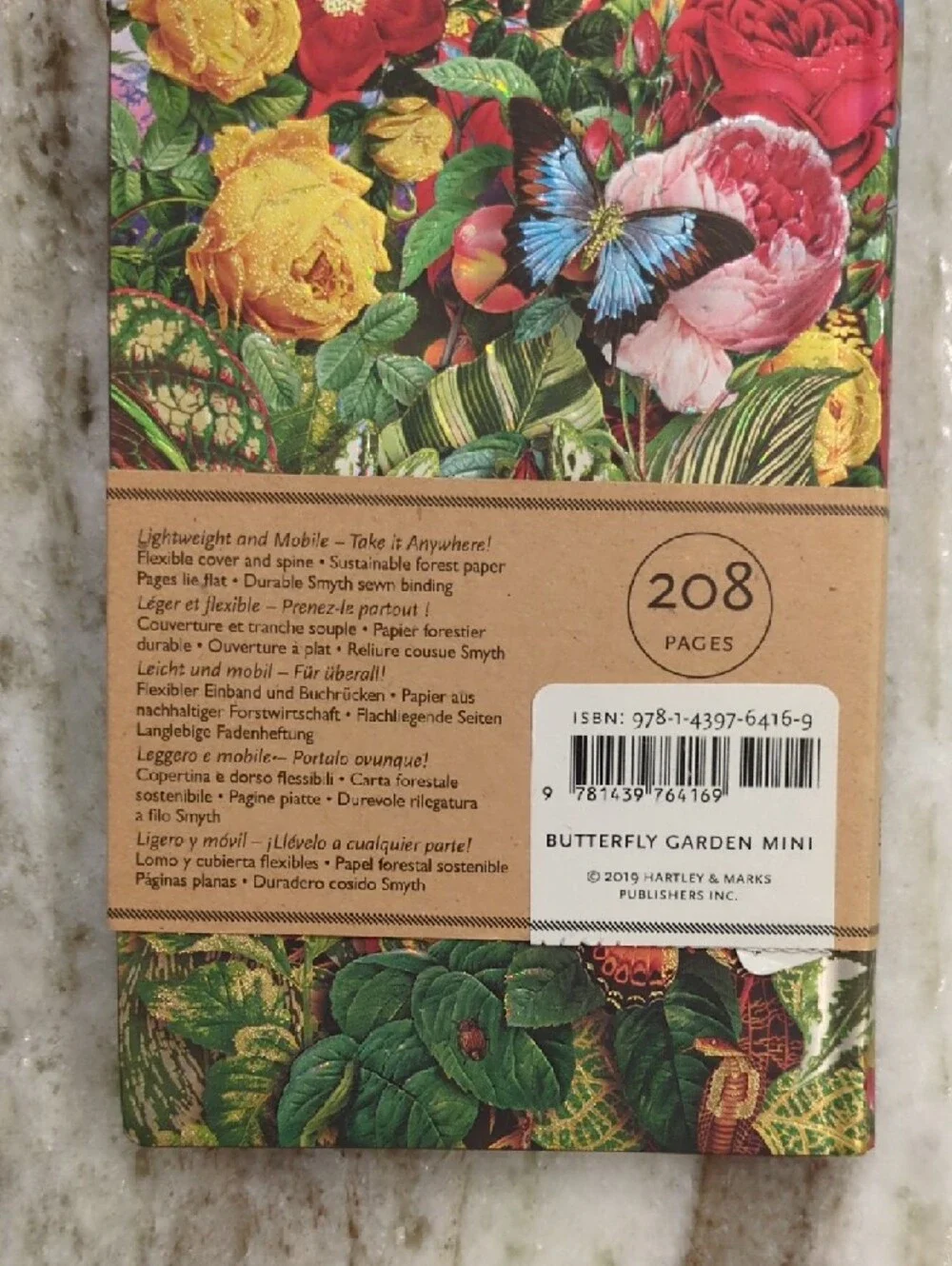 Paperblanks Flexis Floral Softcover Notebook - Red & Yellow